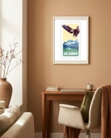 Alaskan Eagle Poster framed in a focused room thumbnail