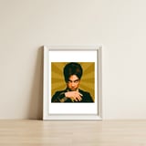 Prince Portrait — framed, leaning against the wall thumbnail
