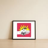 CHOP — framed, leaning against the wall thumbnail