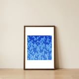 A COLD LANDSCAPE — framed, leaning against the wall thumbnail