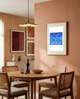 A COLD LANDSCAPE framed in a intimate room thumbnail