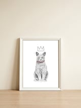 King Of Everything (bw) — framed, leaning against the wall thumbnail