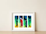 The Ocean Liner — framed, leaning against the wall thumbnail