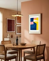 Abstracta framed in a intimate room thumbnail