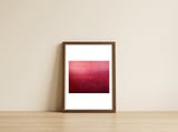Purple Desert — framed, leaning against the wall thumbnail