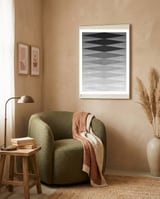 Gray marble pattern framed in a tender room thumbnail