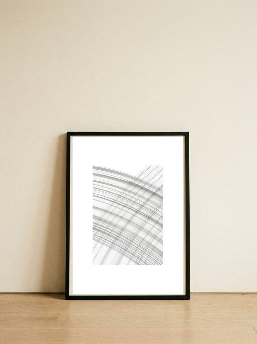 Veil 06 — framed, leaning against the wall