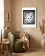 Face Etching framed in a tender room thumbnail