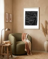 Woman With Future Self framed in a tender room thumbnail