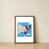 CHICKEN — framed, leaning against the wall thumbnail