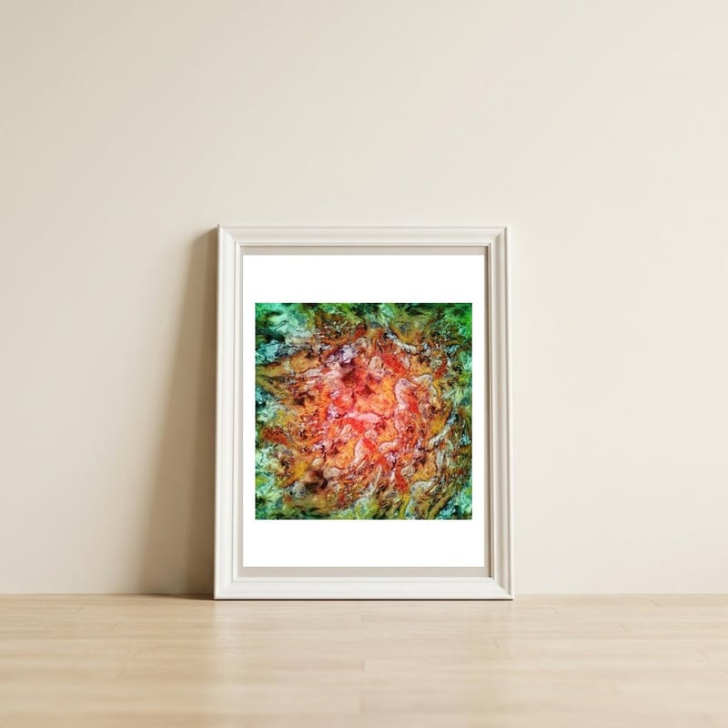 The Beautiful Evidence — framed, leaning against the wall
