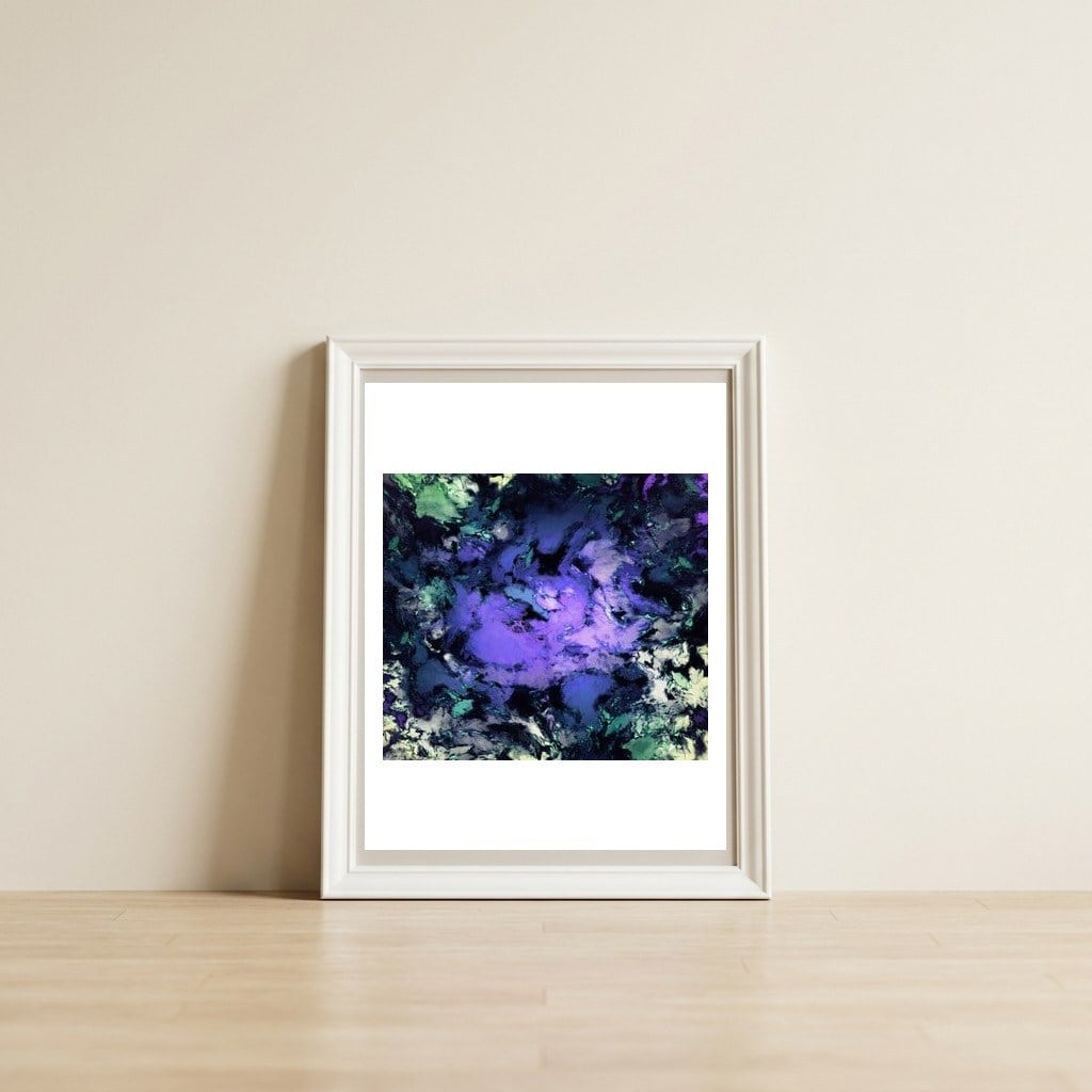 Immersion — framed, leaning against the wall