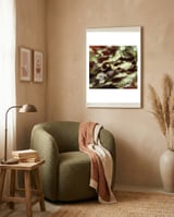 Running Dogs framed in a tender room thumbnail
