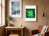 Soft Green Shatter framed in a focused room thumbnail