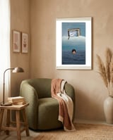 3D Television framed in a tender room thumbnail