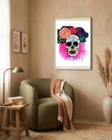 Sugar Skull framed in a tender room thumbnail