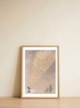 Scanning the sky — framed, leaning against the wall thumbnail