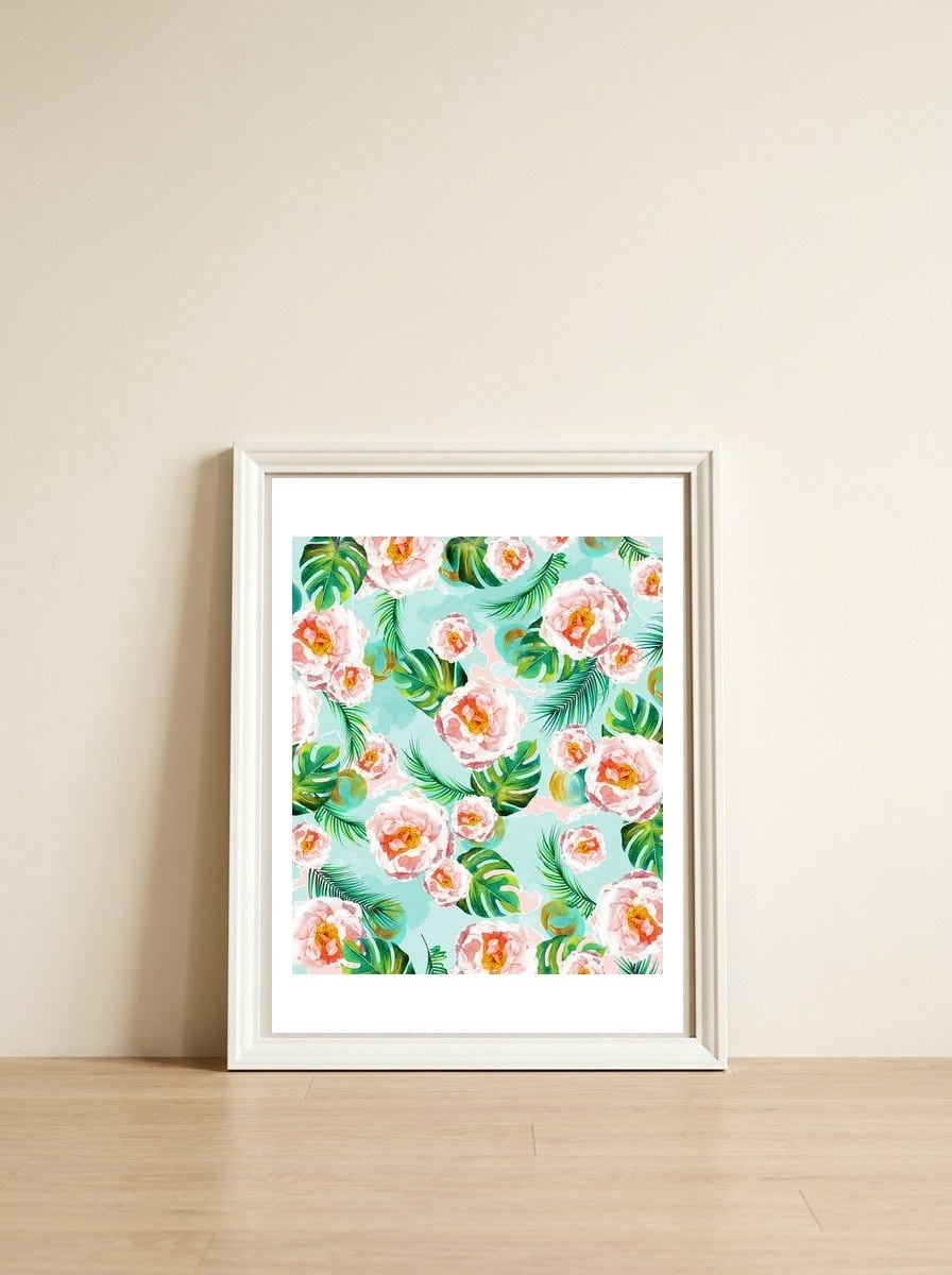 Blessing — framed, leaning against the wall