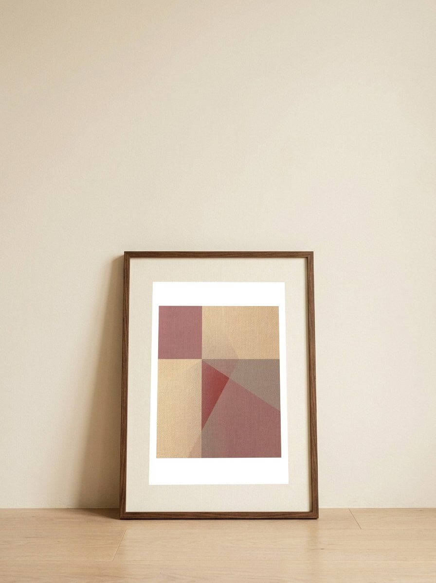 Lees — framed, leaning against the wall