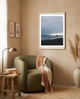 Ocean Beach II framed in a tender room thumbnail