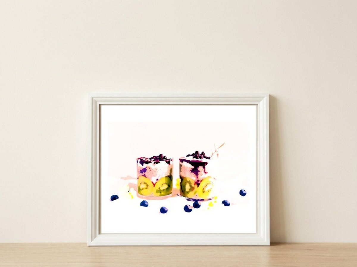Summer Drinkin' — framed, leaning against the wall