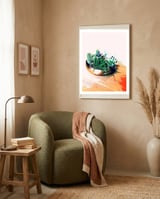 Cacti In A Copper Pot framed in a tender room thumbnail