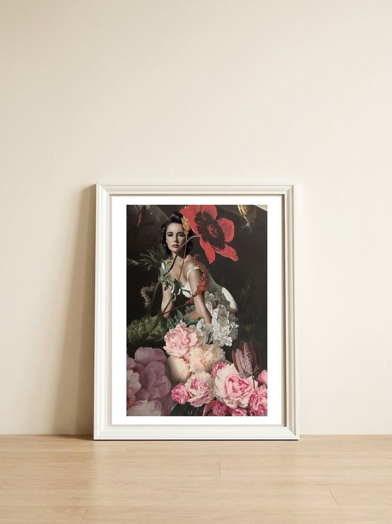 Everything In Its Right Place — framed, leaning against the wall