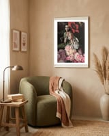 Everything In Its Right Place framed in a tender room thumbnail