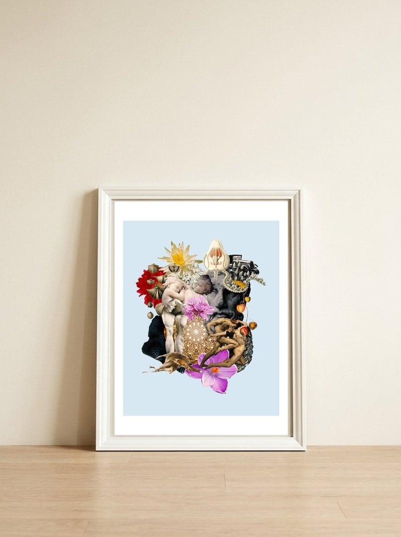 Io Sono L'amore — framed, leaning against the wall
