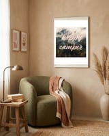 Happy Camper  framed in a tender room thumbnail