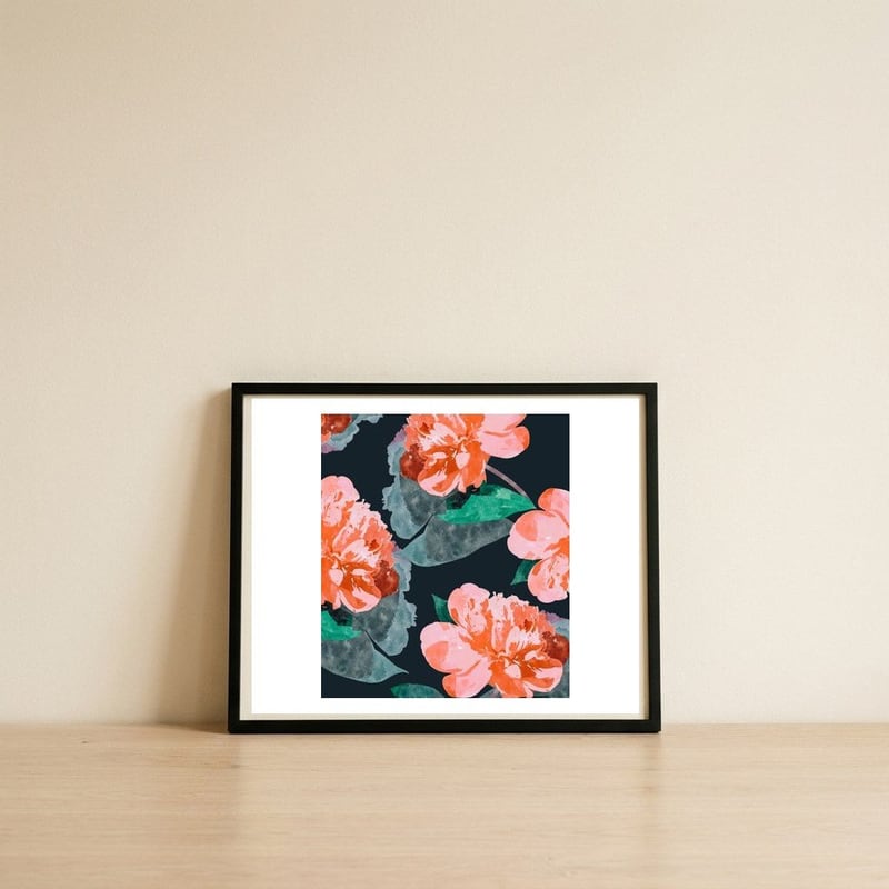The Joy Of Missing Out II — framed, leaning against the wall