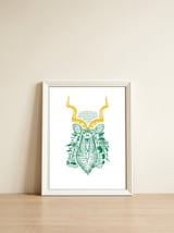 Kudu — framed, leaning against the wall thumbnail