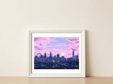 London — framed, leaning against the wall thumbnail