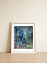 Eidolon Blue — framed, leaning against the wall thumbnail