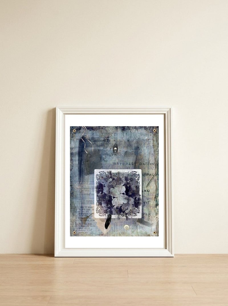 Yesterday's Daydream — framed, leaning against the wall