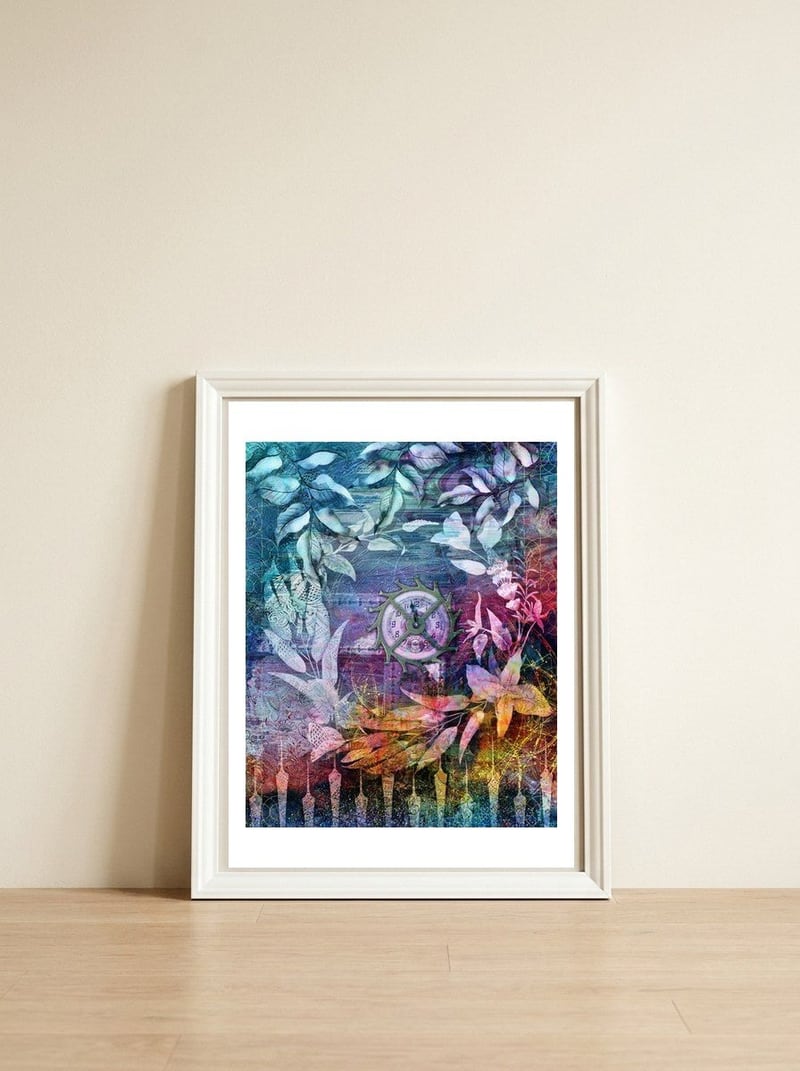 On the Edge — framed, leaning against the wall