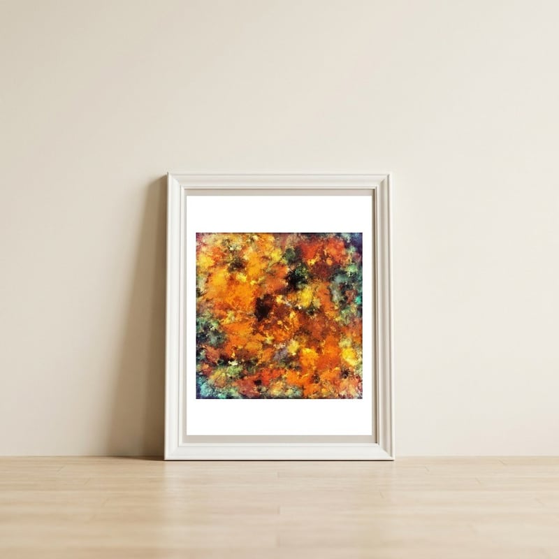 Flash Point — framed, leaning against the wall