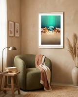 Dolphin Desert framed in a tender room thumbnail