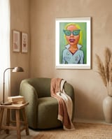 Chica Piloto framed in a tender room thumbnail