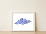 Waves — framed, leaning against the wall thumbnail