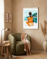 Solo Traveler framed in a tender room thumbnail