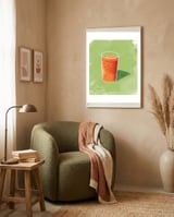 Orange Soda framed in a tender room thumbnail