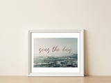 Seas The Day — framed, leaning against the wall thumbnail