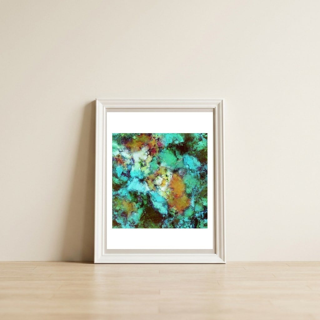 Regeneration — framed, leaning against the wall