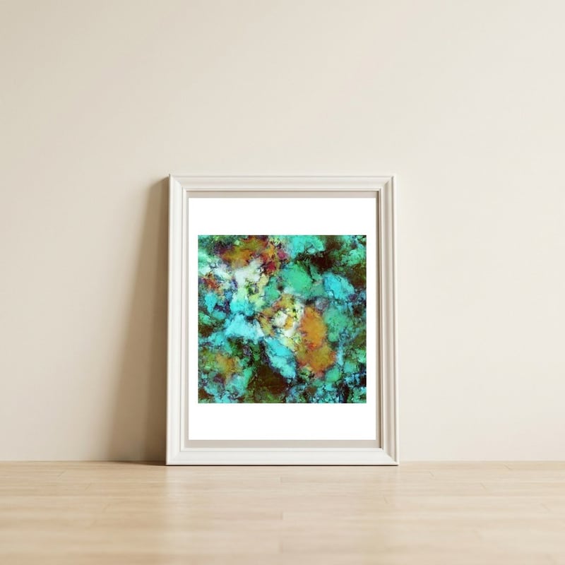 Regeneration — framed, leaning against the wall