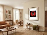 New Collage Lusere Med Grain Da framed in a grounding room thumbnail