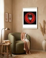 New Collage Lusere Med Grain Da framed in a tender room thumbnail