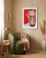 Stan Lee framed in a tender room thumbnail