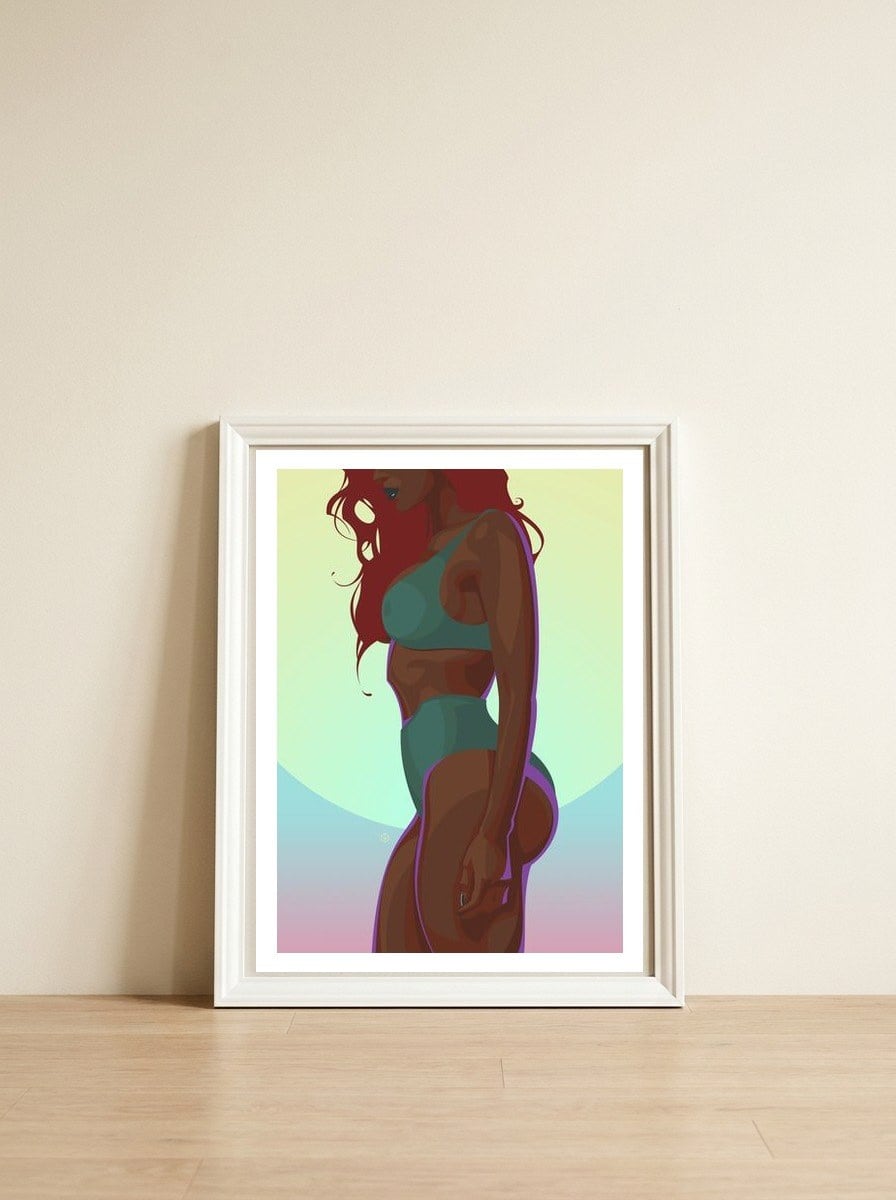 Vianne — framed, leaning against the wall