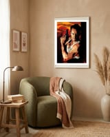 Die Hard framed in a tender room thumbnail